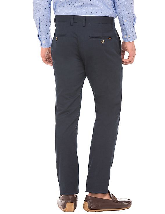 U.S. Polo Assn. Slim Tapered Fit Flat Front Trousers