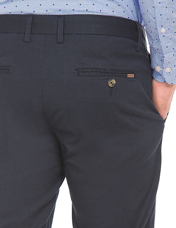 U.S. Polo Assn. Slim Tapered Fit Flat Front Trousers