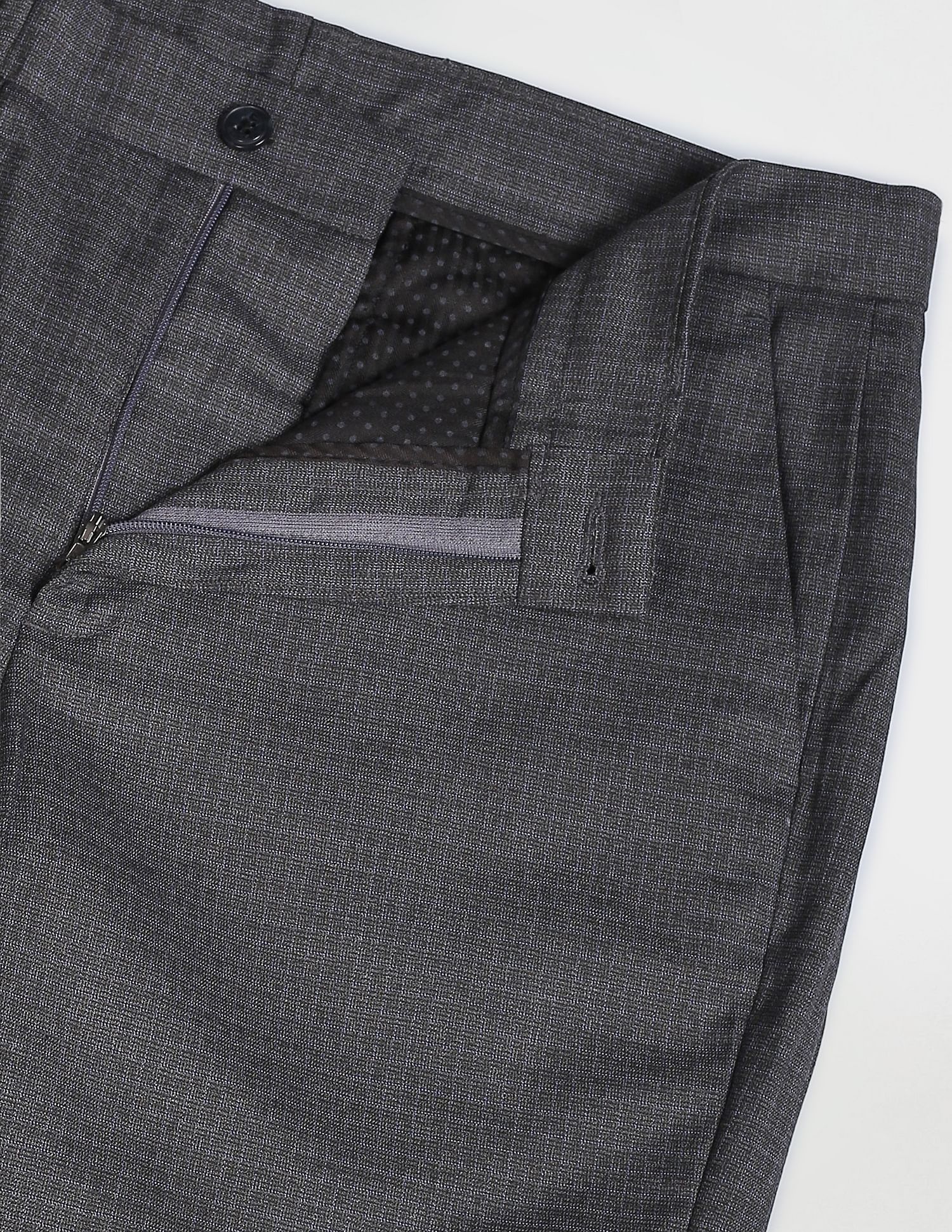 Arrow Newyork Jackson Super Slim Fit Dobby Formal Trousers