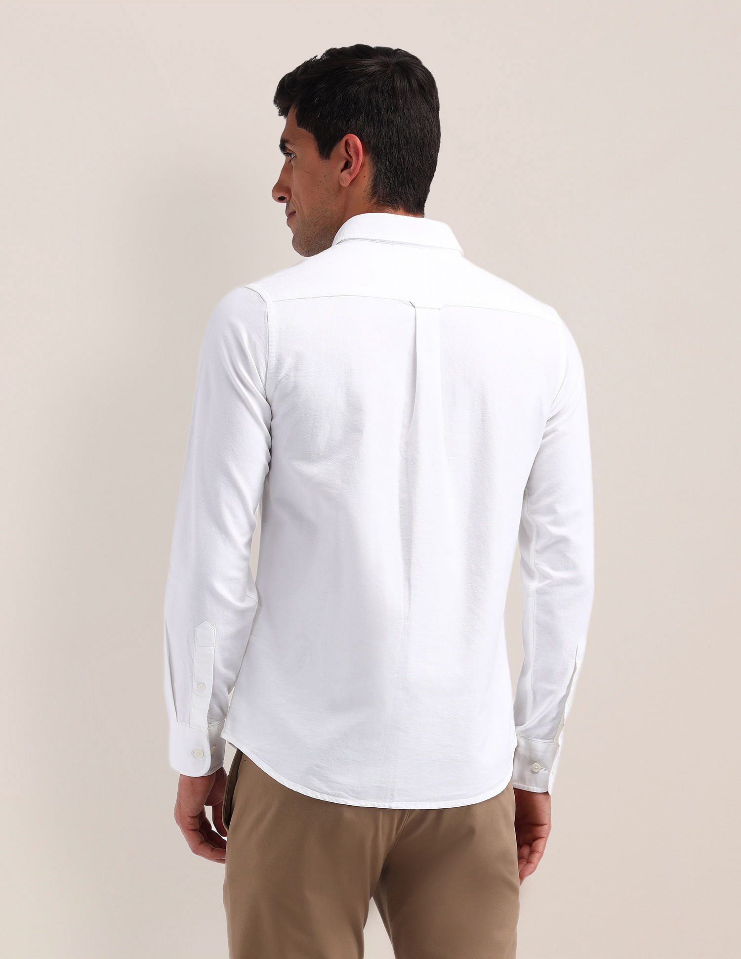 U.S. Polo Assn. Horizontal Striped Oxford Shirt