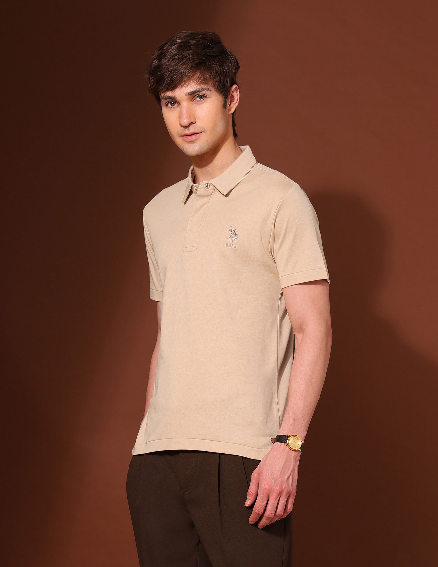 U.S. Polo Assn. Pure Cotton Work And Wander Polo Shirt