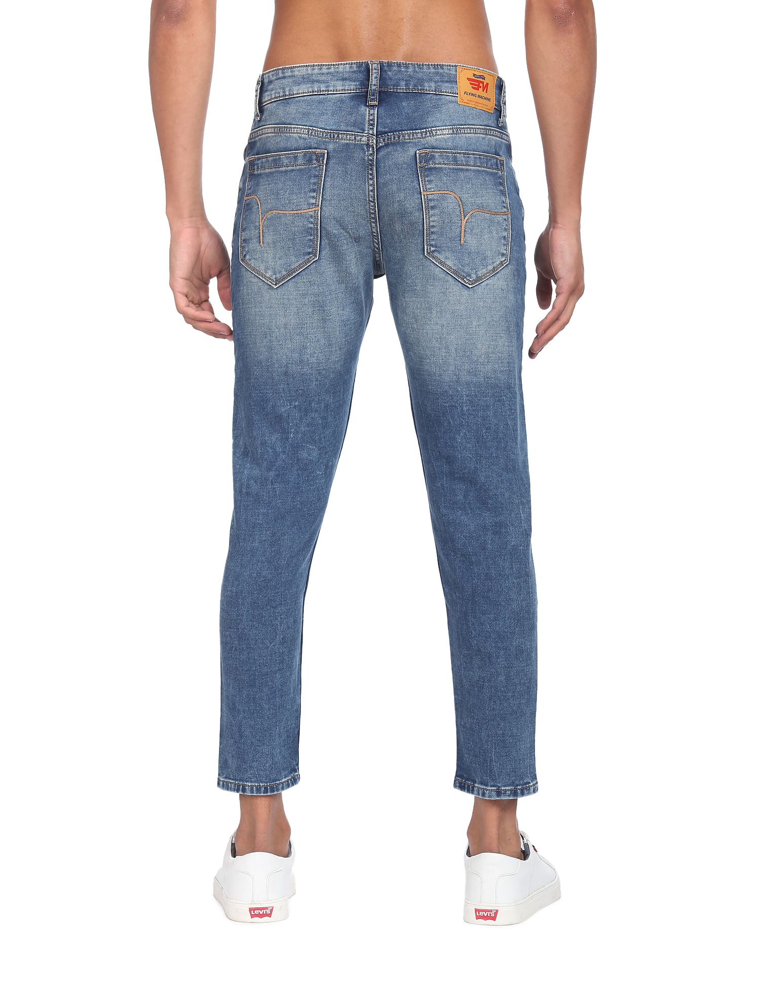 Flying Machine Stone Wash MJ Mankle Slim Fit Jeans