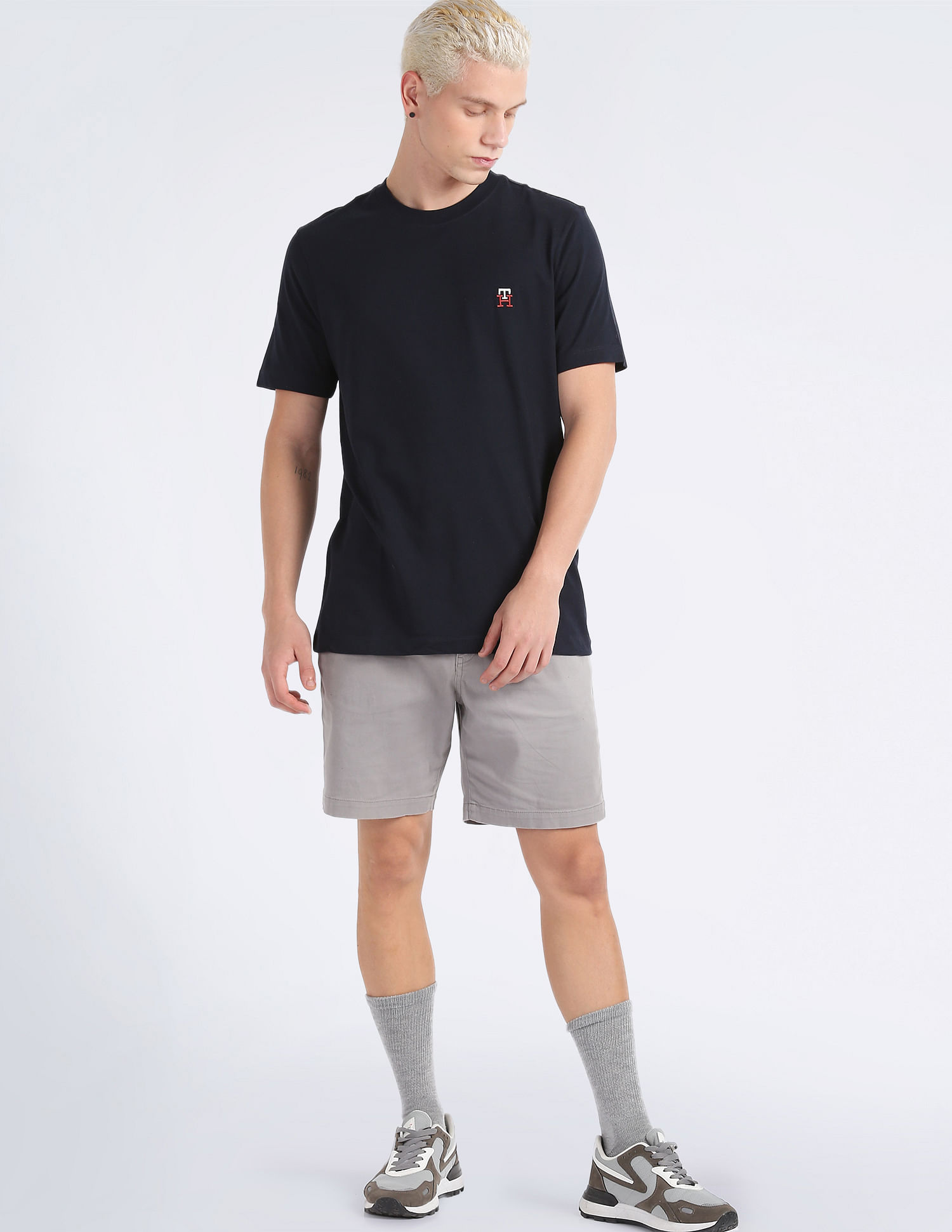 Tommy Hilfiger Embroidered Monogram Regular Fit T-Shirt