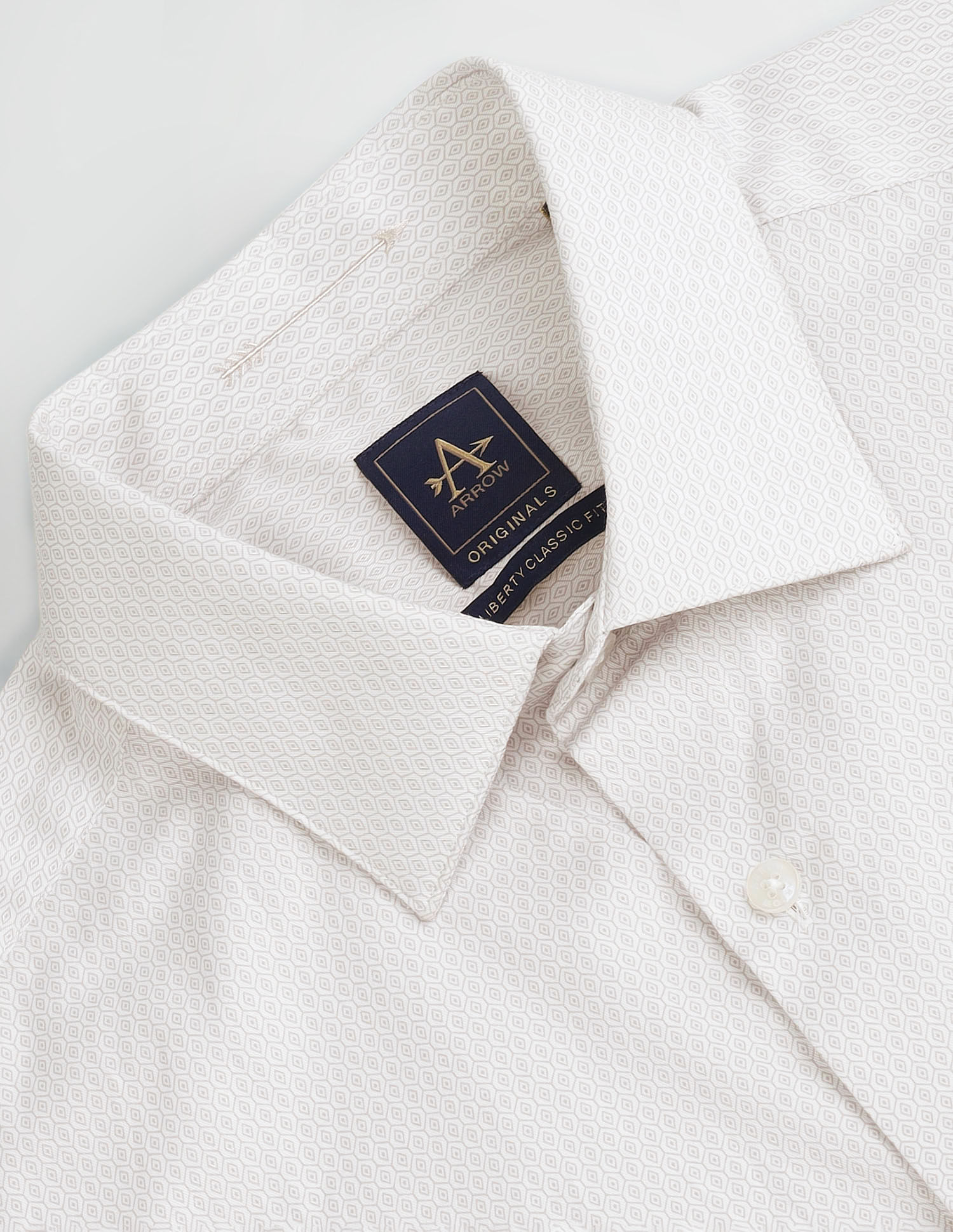 Arrow Geometric Print Pure Cotton Shirt