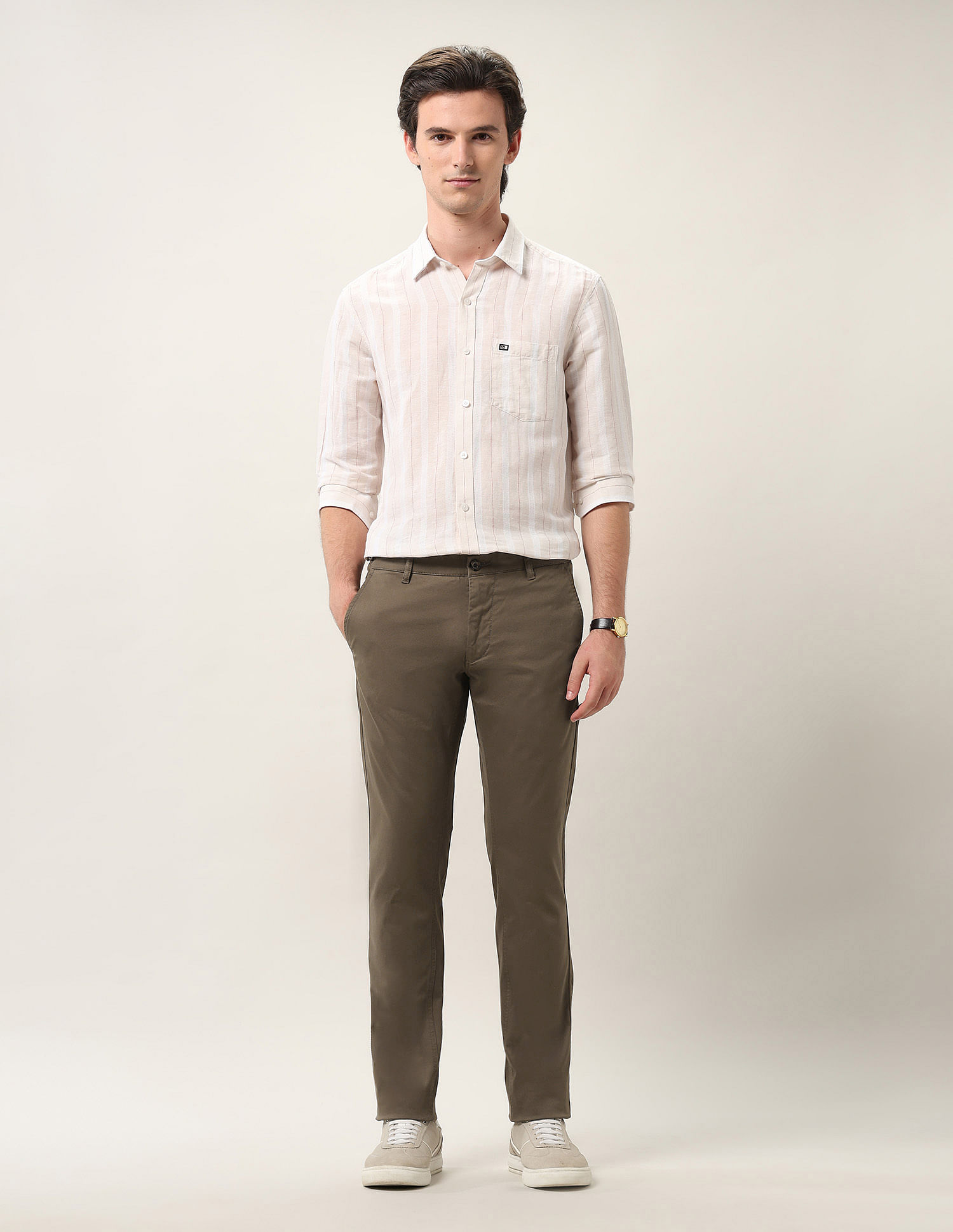 Arrow Sport Slim Fit Air Soft Trousers
