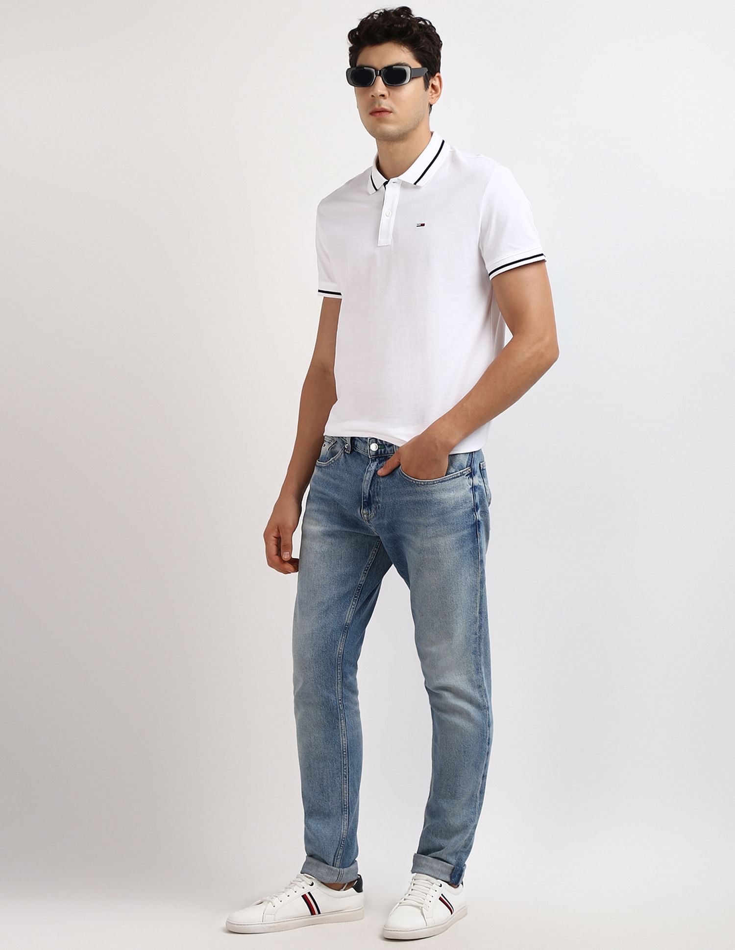 Tommy Hilfiger Tipped Stretch Polo Shirt