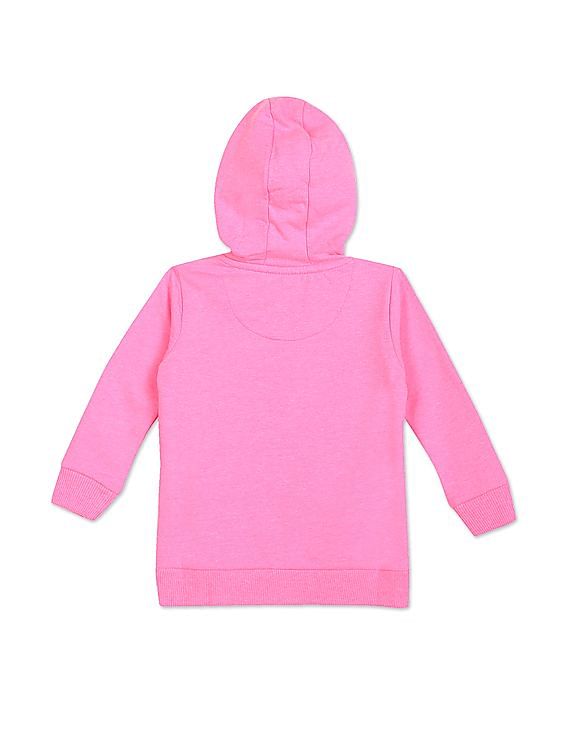 Mens Fleece Hoodie Pullover Baby Pink Hooded Sweatshirt Long sleeve