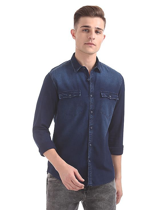 Share more than 84 ed hardy denim shirt best