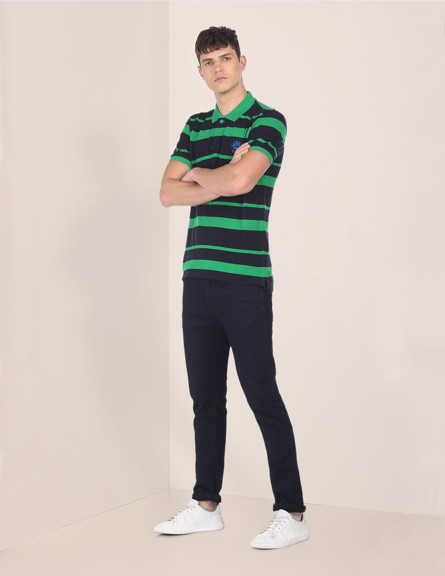 U.S. Polo Assn. Cotton Striped Polo Shirt