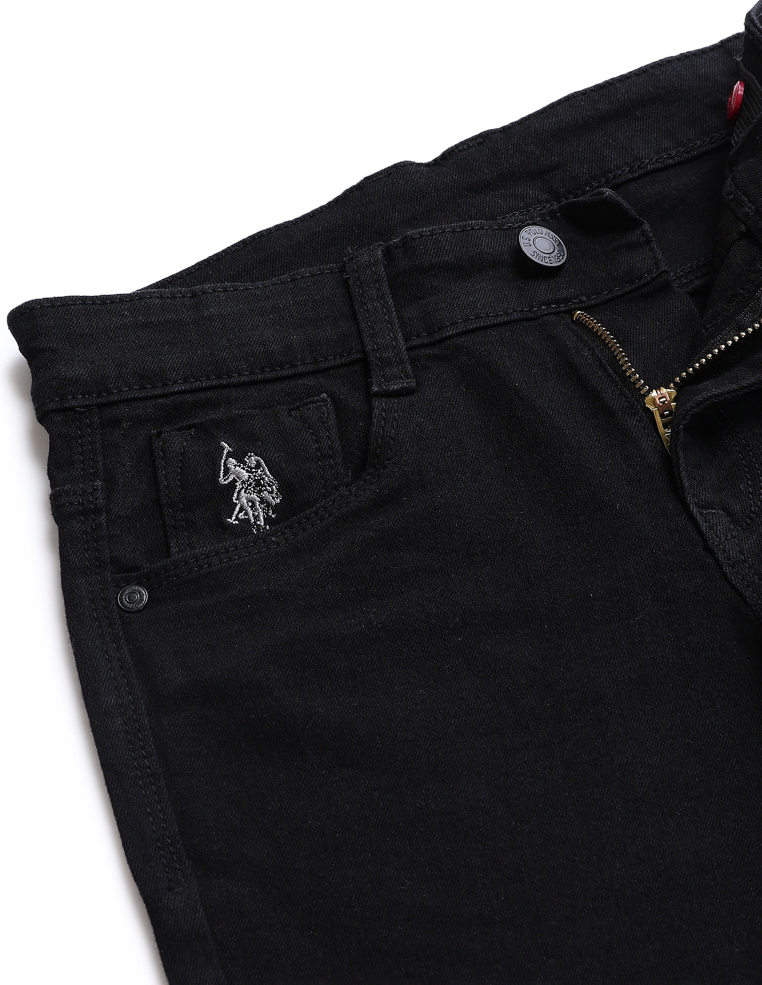 U.S. Polo Assn. Kids Boys Bootcut fit Black Jeans