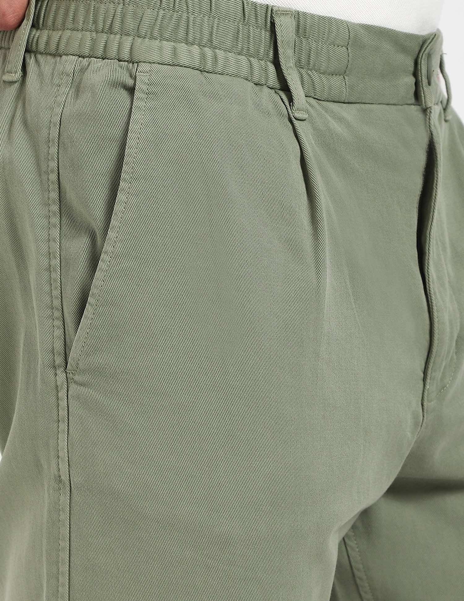 Tommy Hilfiger Solid Relaxed Fit Trouser