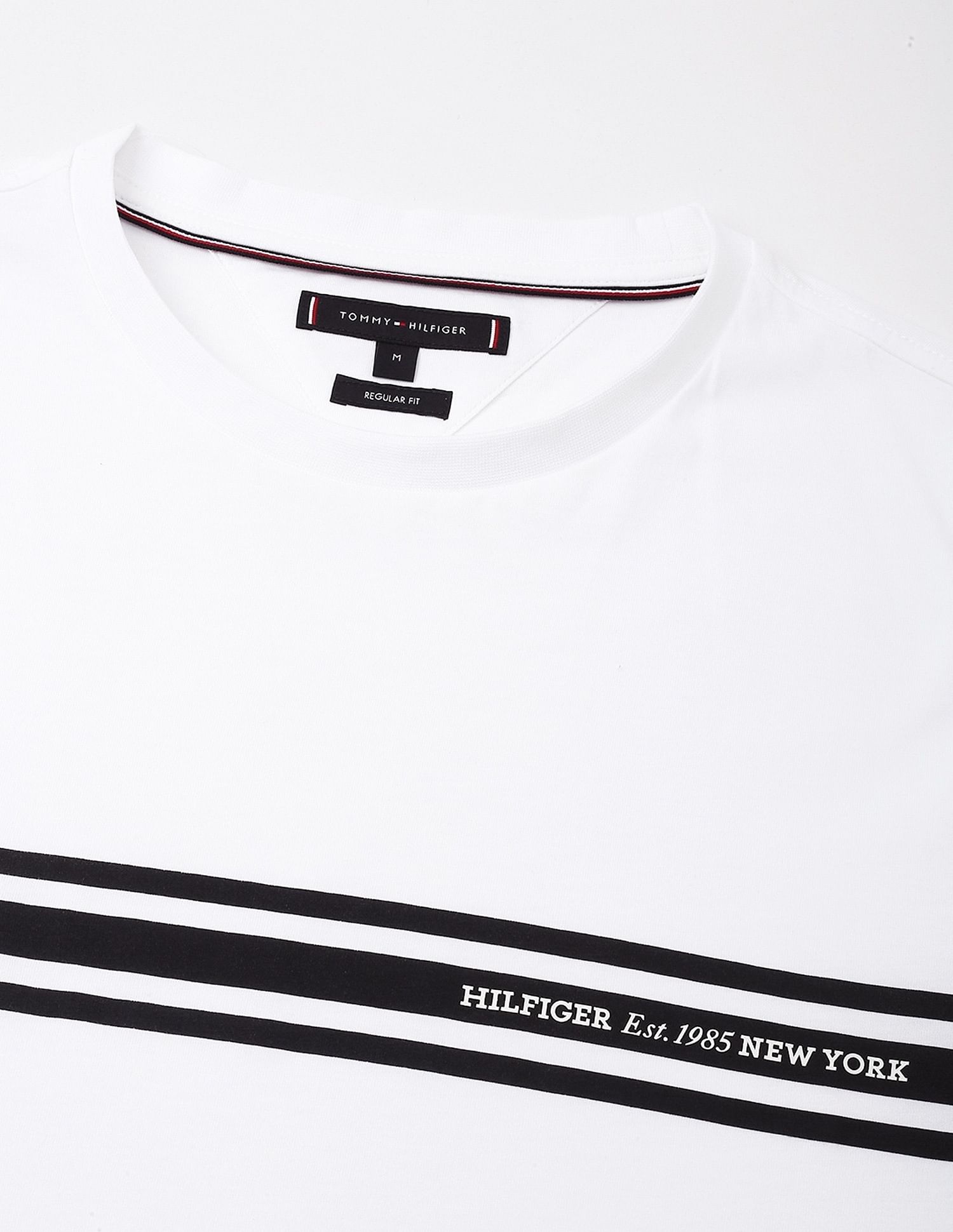 Tommy Hilfiger Striped Regular-Fit Cotton T-Shirt