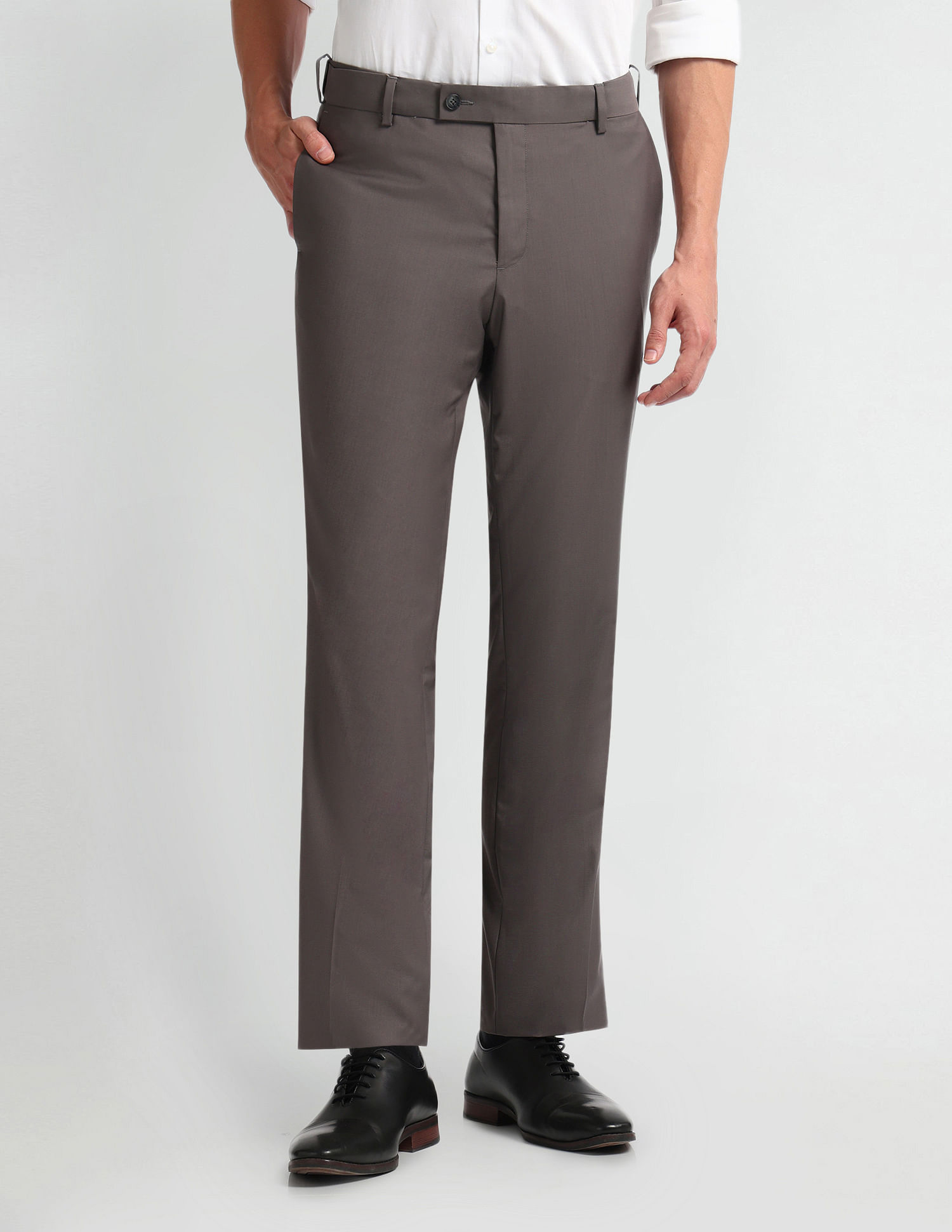 Arrow Slim Fit Autoflex Trousers