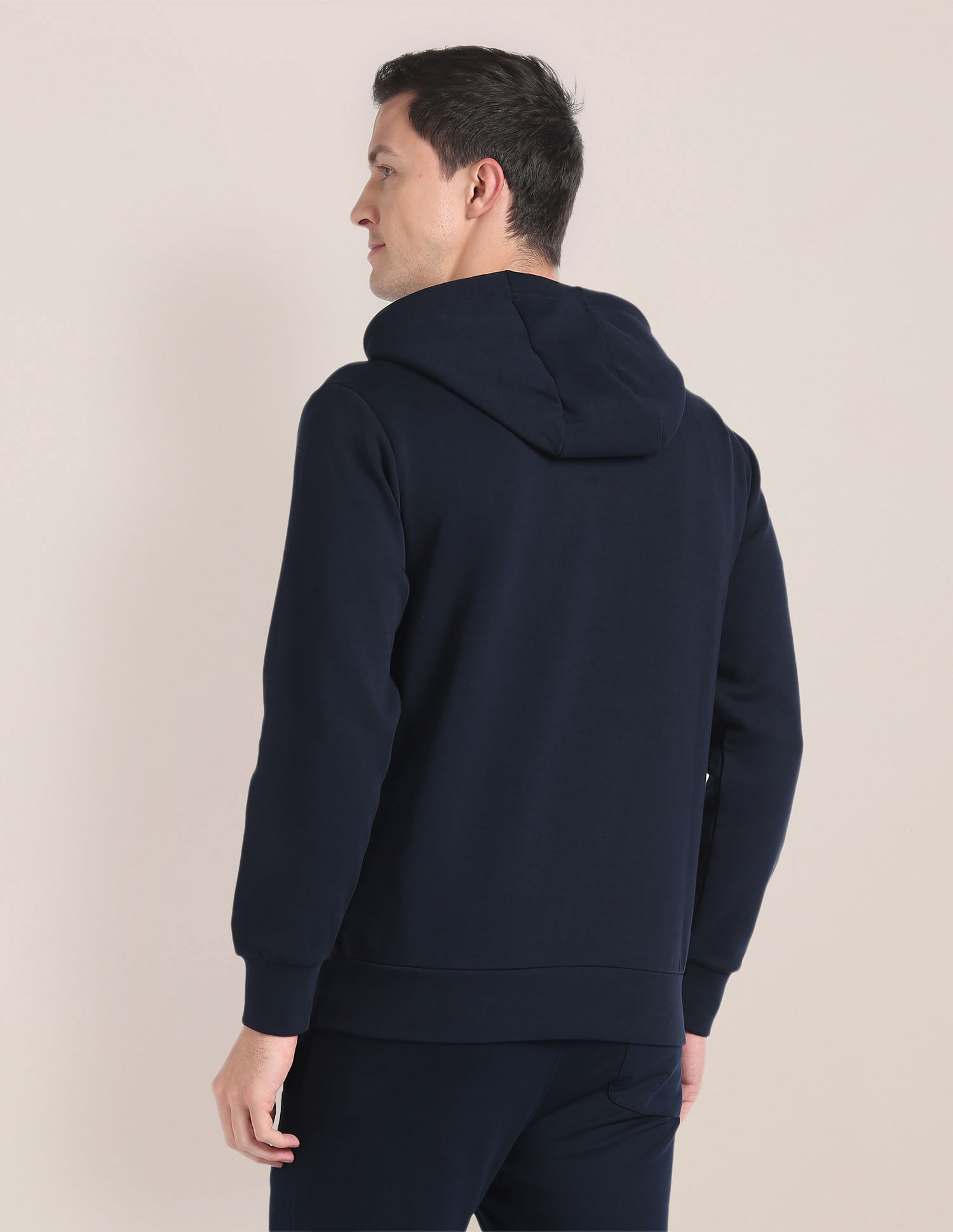 U.S. Polo Assn. Embossed Logo Hooded Sweatshirt