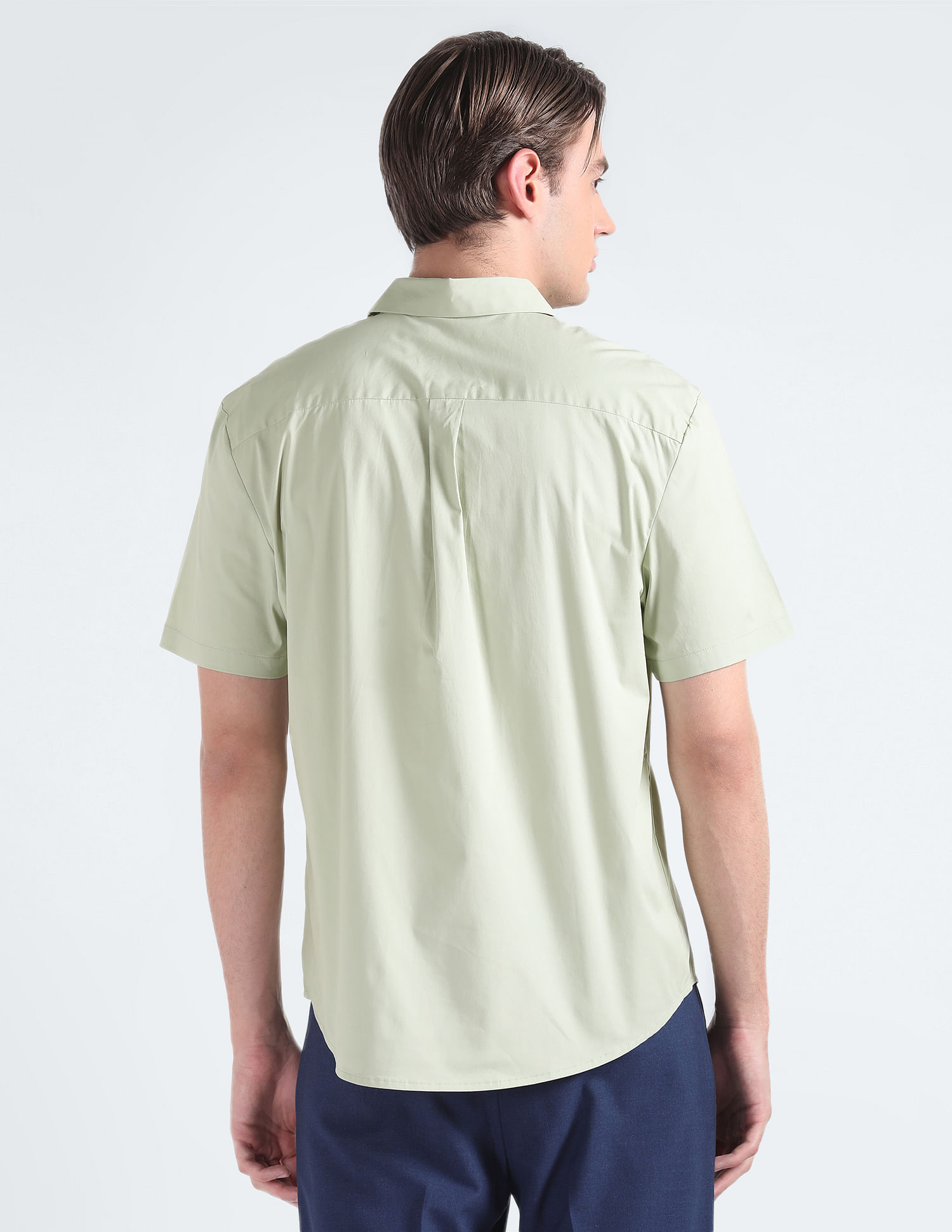 Calvin Klein Solid Poplin Shirt