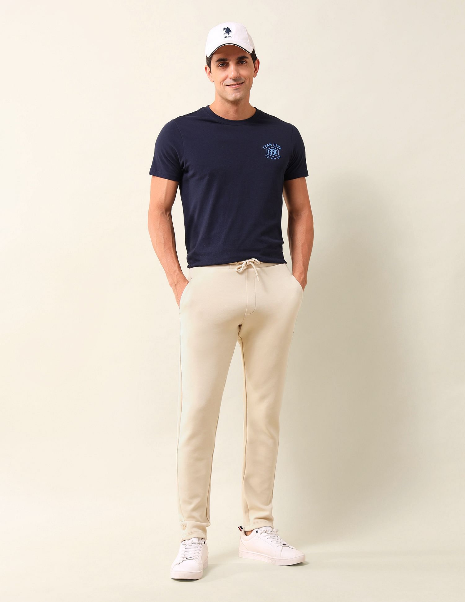 U.S. Polo Assn. Solid Slim Fit Track Pant