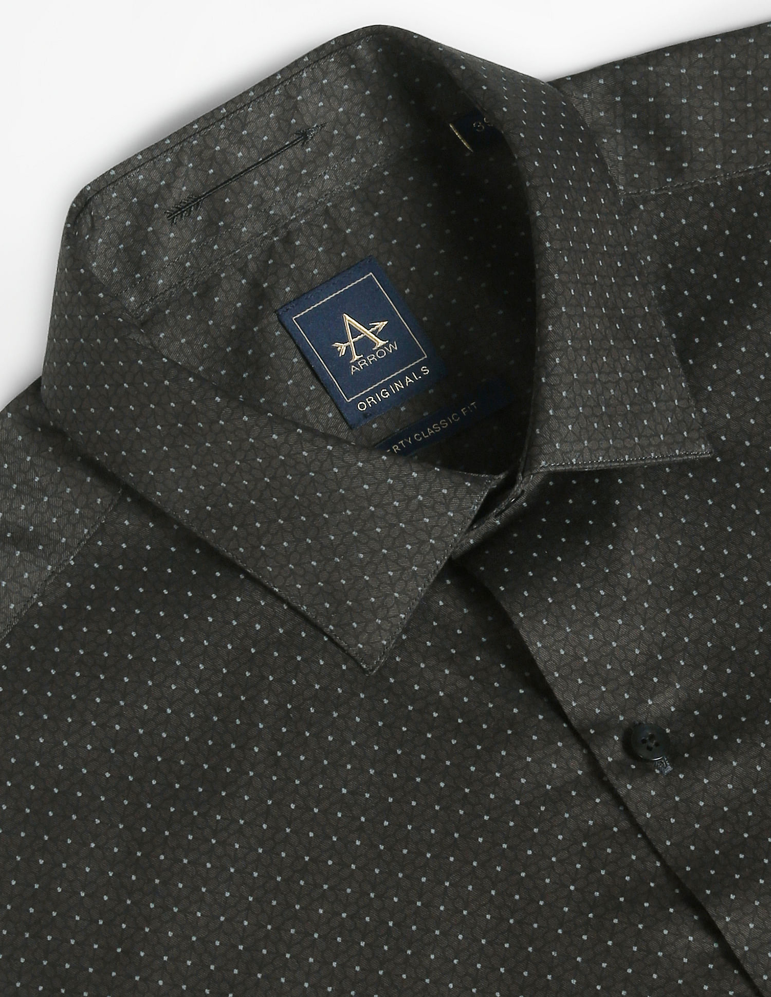 Arrow Classic Fit Geometric Print Shirt