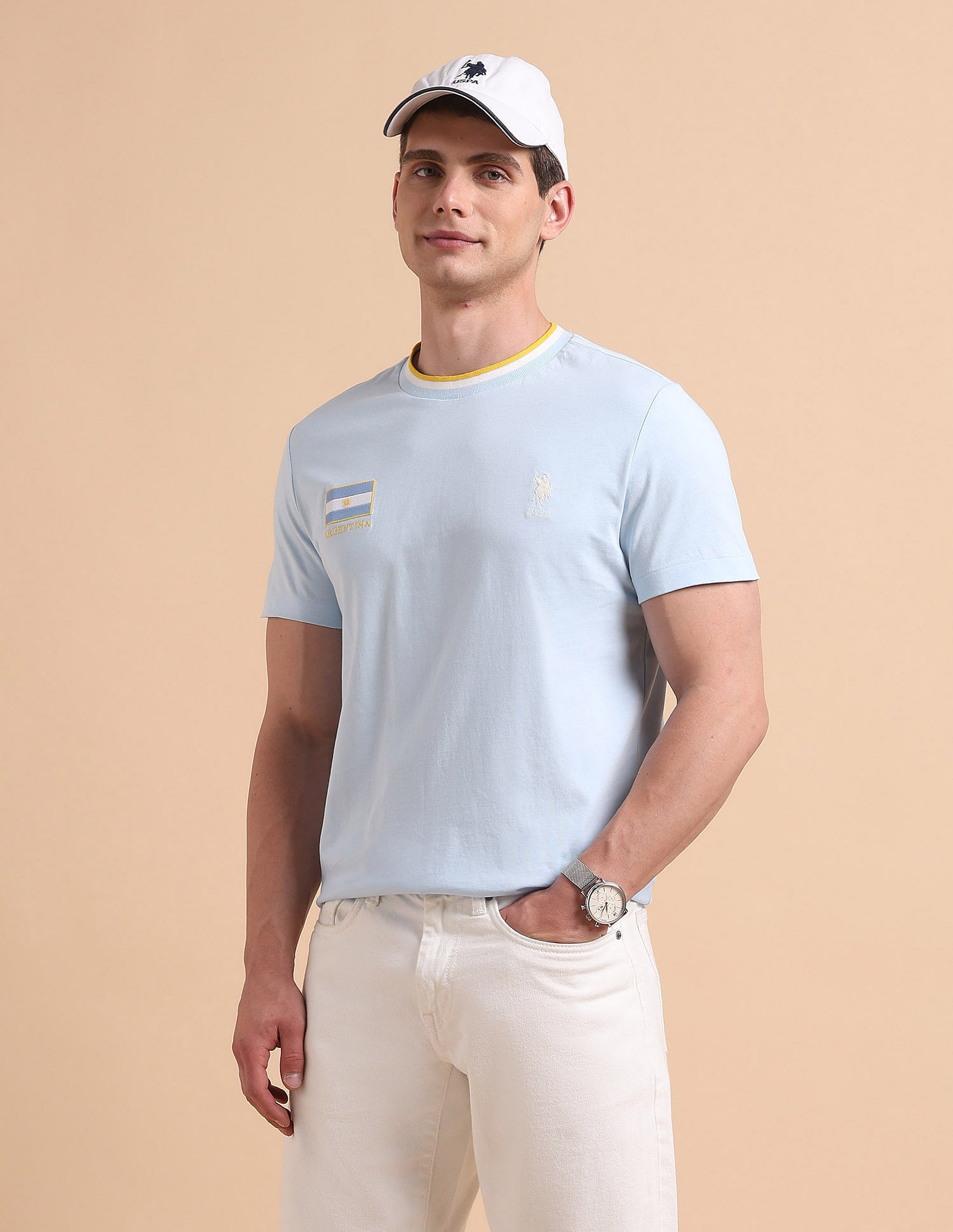 U.S. Polo Assn. Solid Pure Cotton T-Shirt