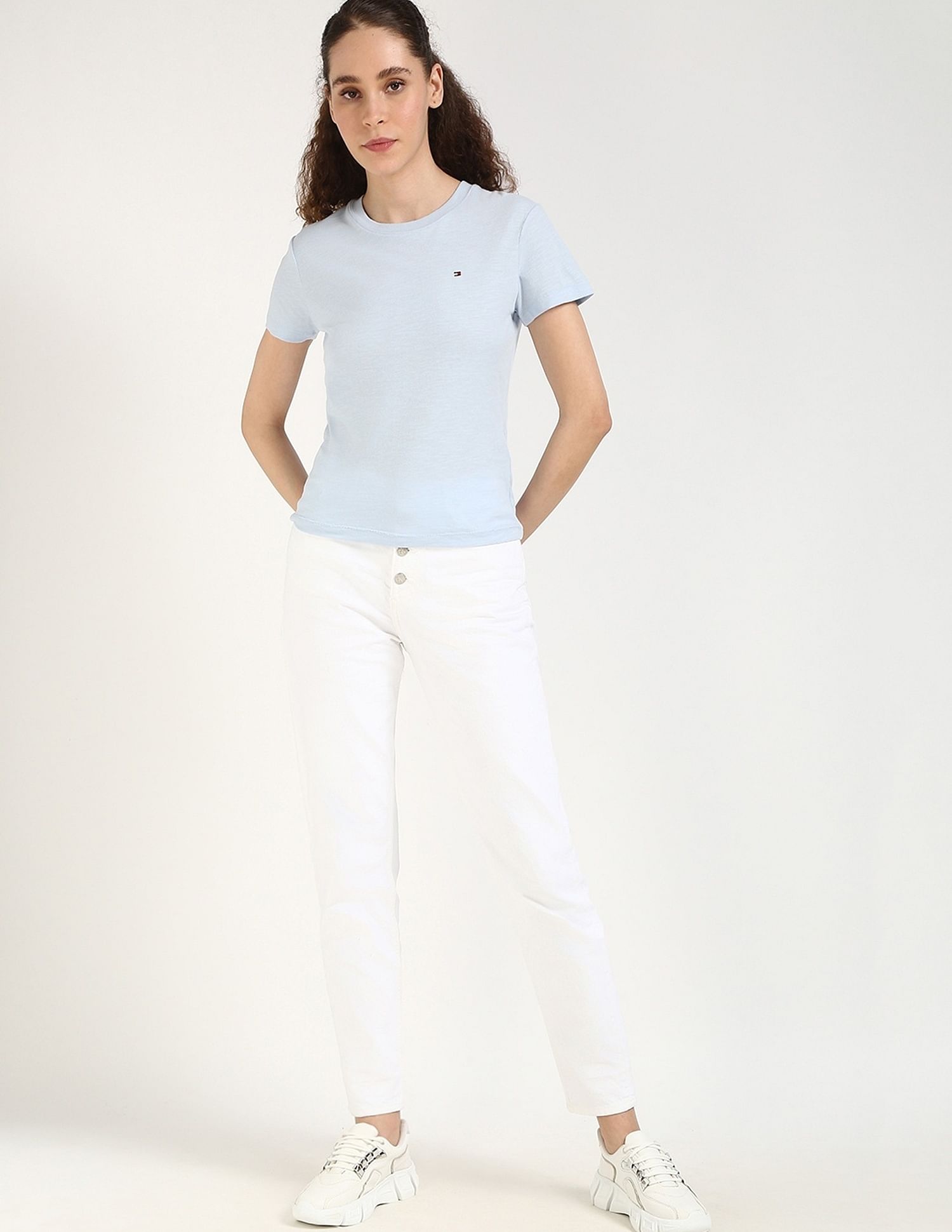 Tommy Hilfiger Solid Regular-Fit Cotton T-Shirt