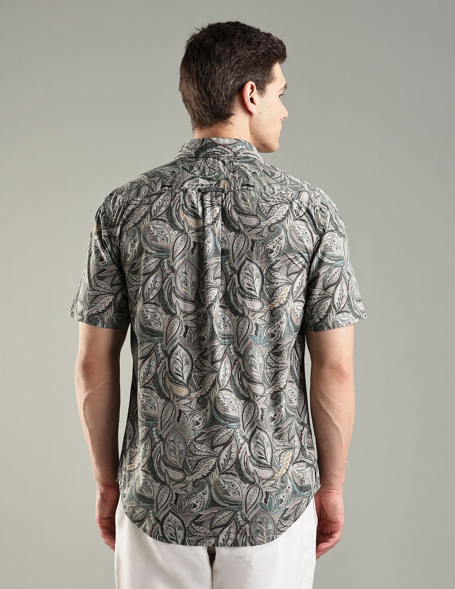 Tommy Hilfiger Printed Regular-Fit Cotton Woven Shirt