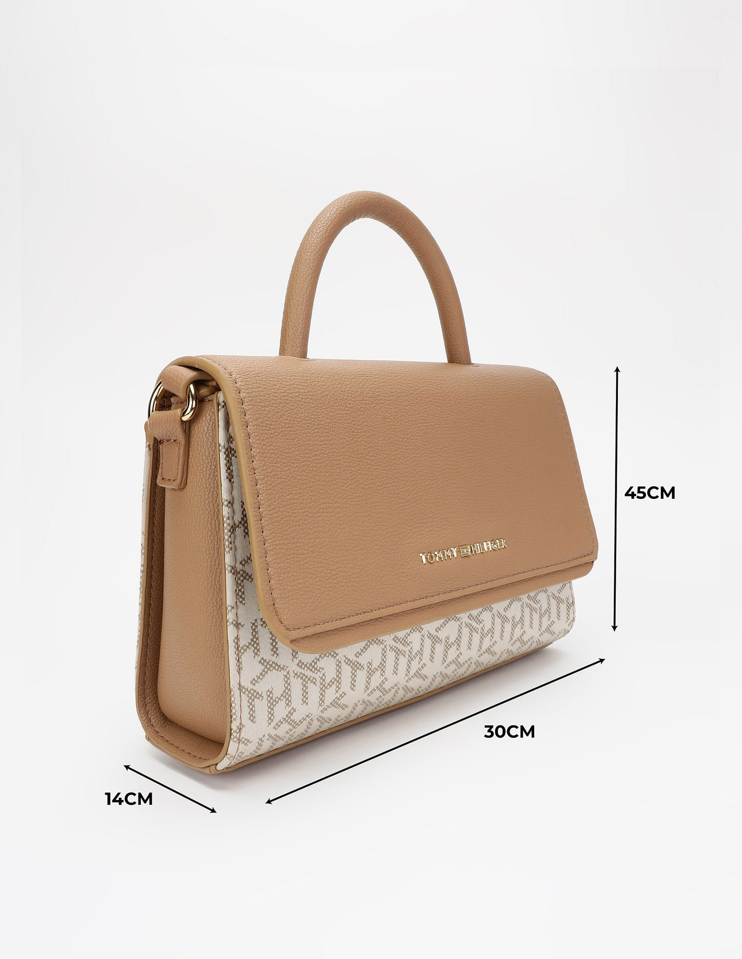 Tommy Hilfiger Logo White Polyester Sling Bag