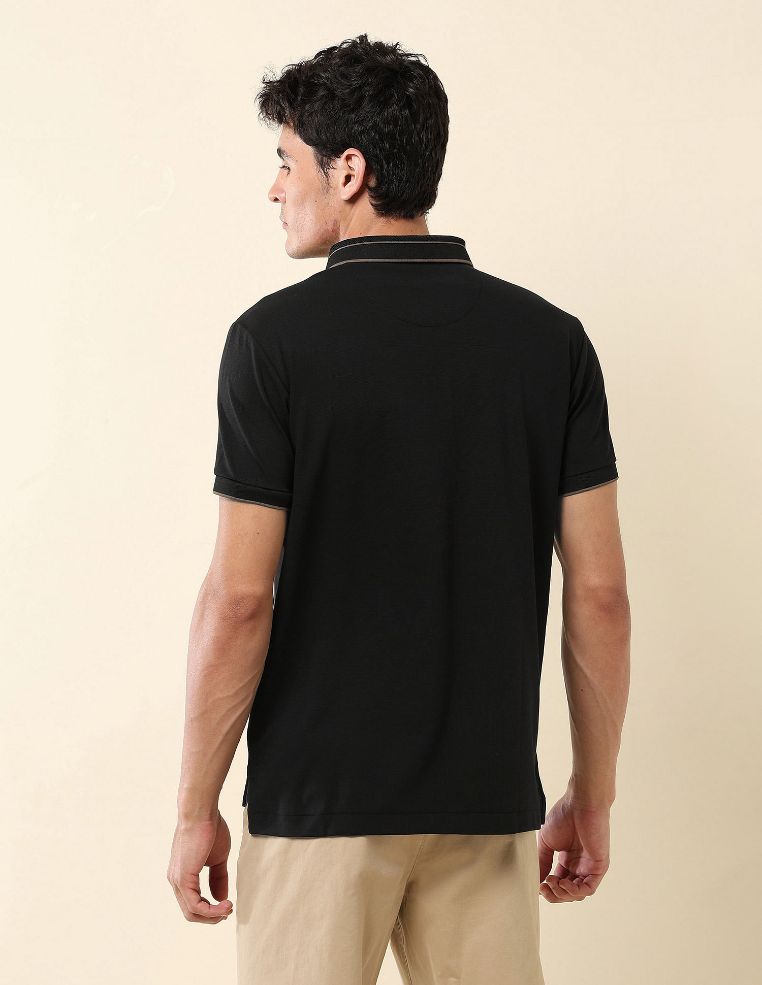 U.S. Polo Assn. Slim Fit Modern Monochrome Polo Shirt
