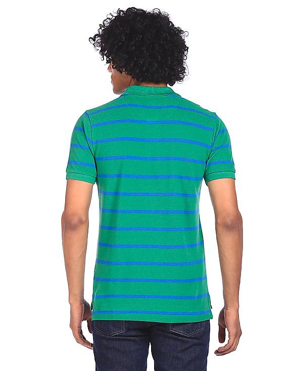 U.S. Polo Assn. Striped Cotton Polo Shirt