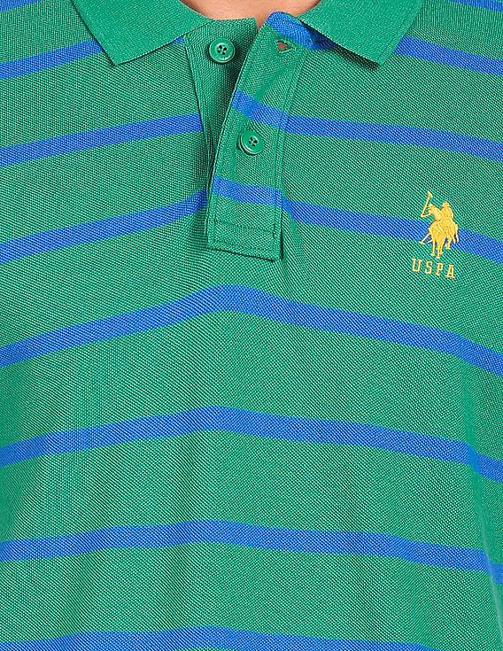 U.S. Polo Assn. Striped Cotton Polo Shirt