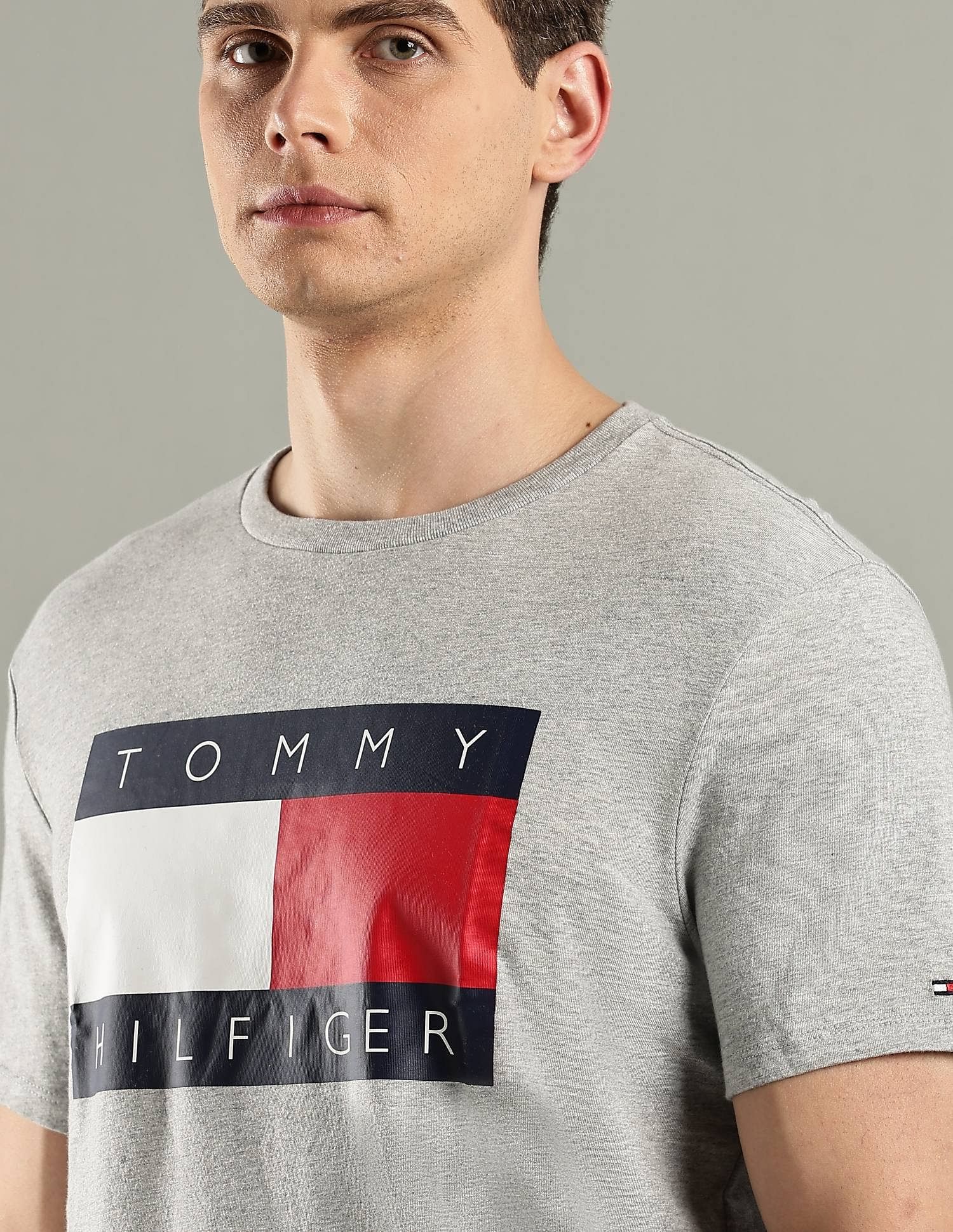 Tommy Hilfiger Logo Regular-Fit Cotton T-Shirt