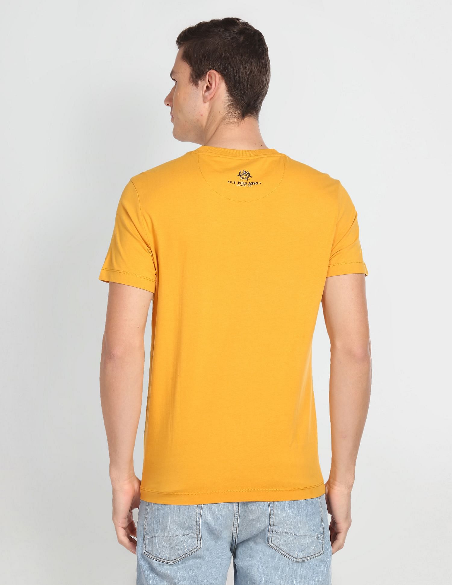U.S. Polo Assn. Denim Co. Crew Neck Brand Print Shirt