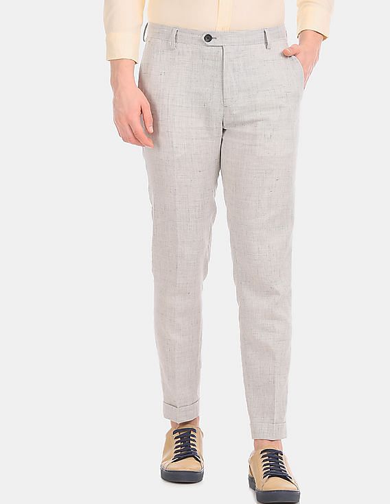 120% Lino straight-leg Linen Trousers - Farfetch