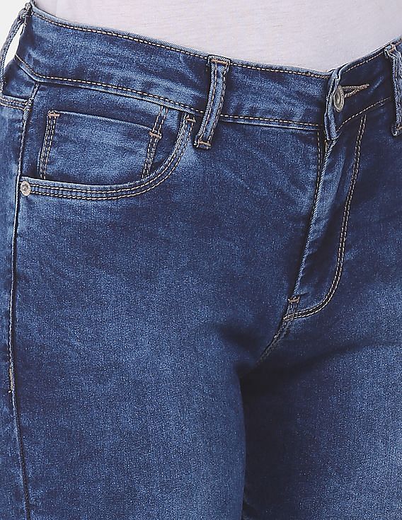 Flying Machine Women Mid Rise Veronica Skinny Fit Jeans