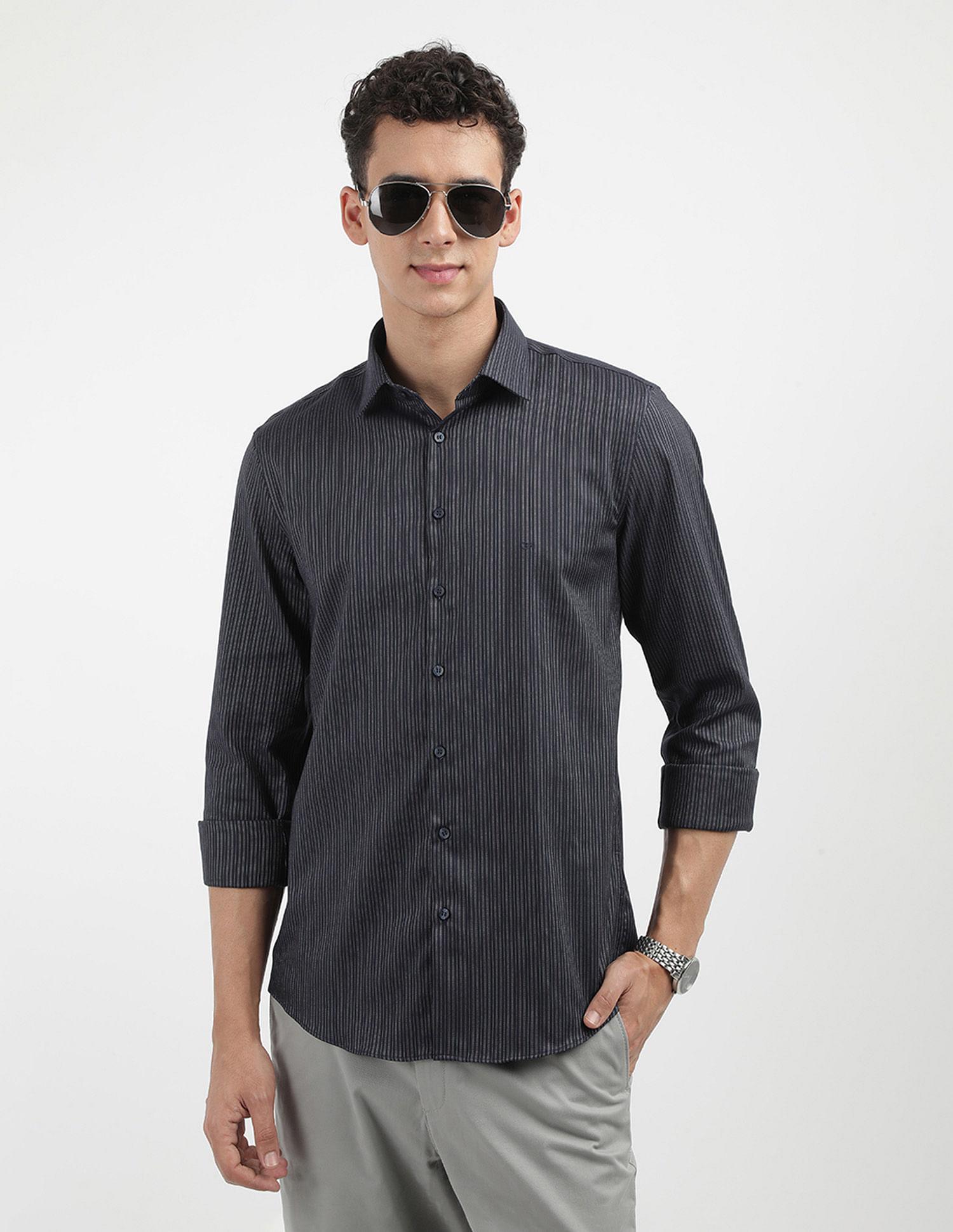 Calvin Klein Jeans Slim Fit Dobby Shirt