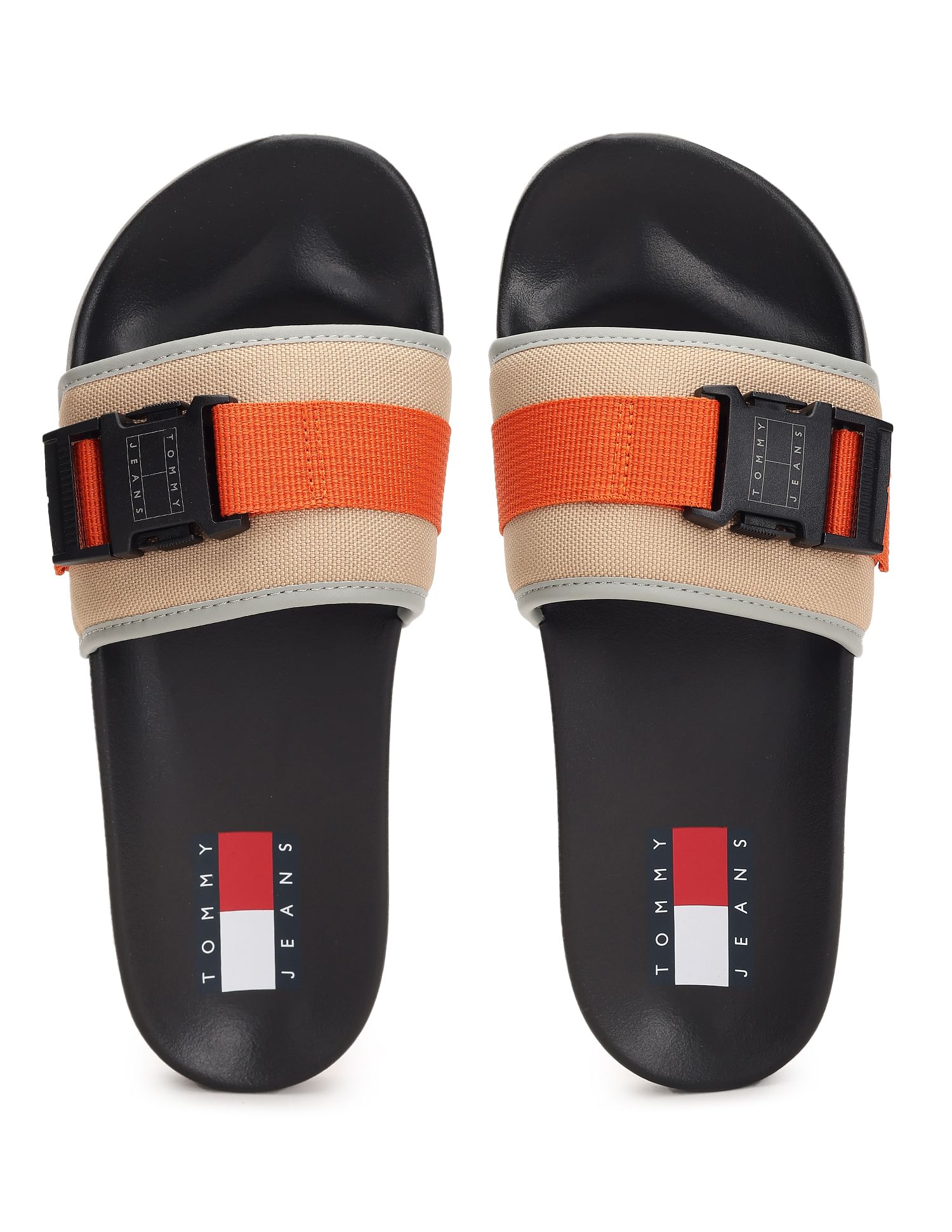 Mens buckle online slides