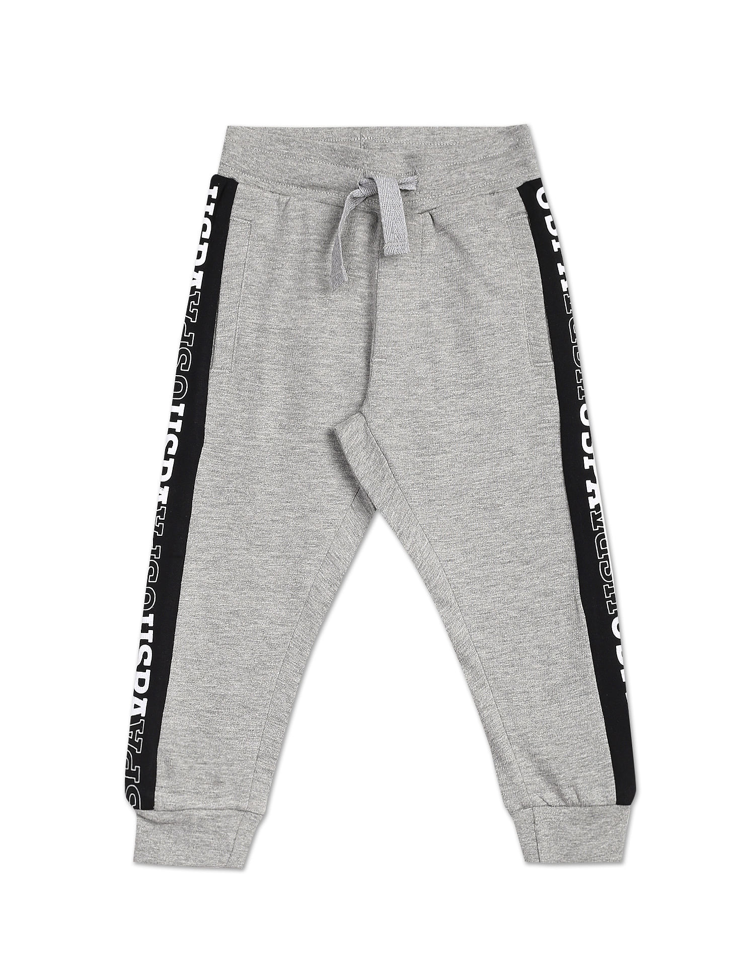 U.S. Polo Assn. Kids Brand Taped Cotton Track Pants