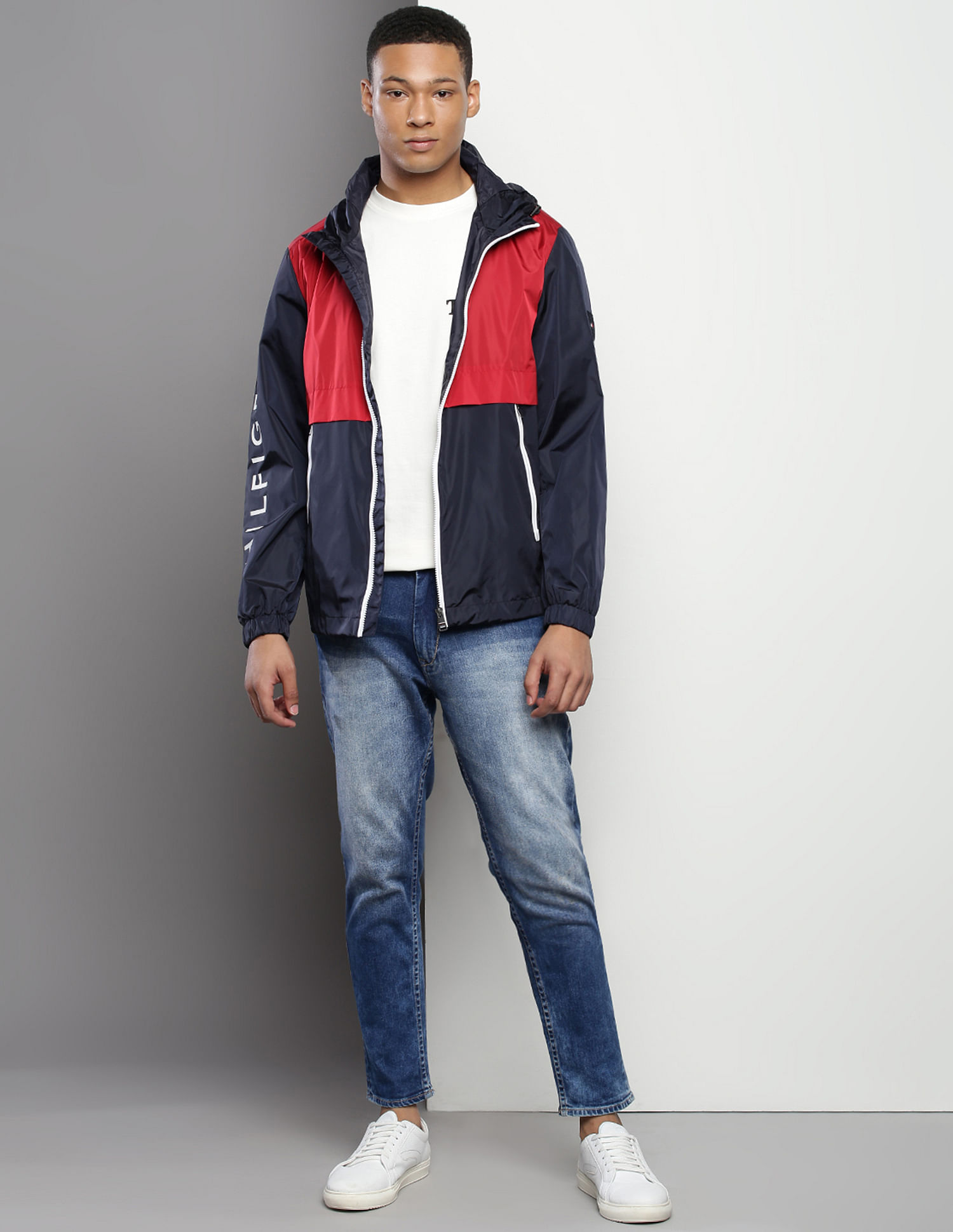 Tommy hilfiger discount colour block jacket