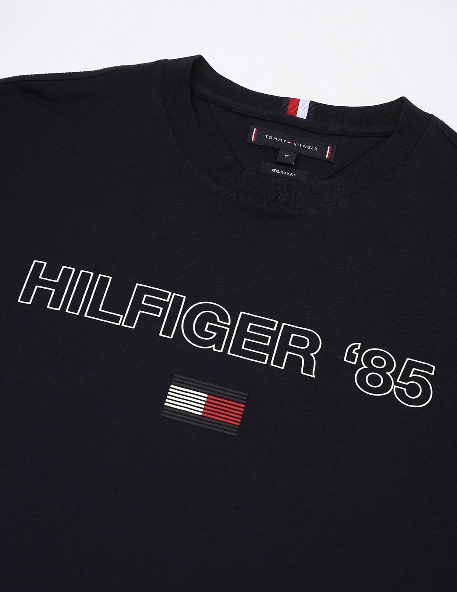 Tommy Hilfiger Logo Regular-Fit Cotton T-Shirt