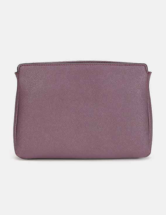 Calvin Klein Luna Faux Leather Tote Bag Purse Handbag in Light Iris | eBay