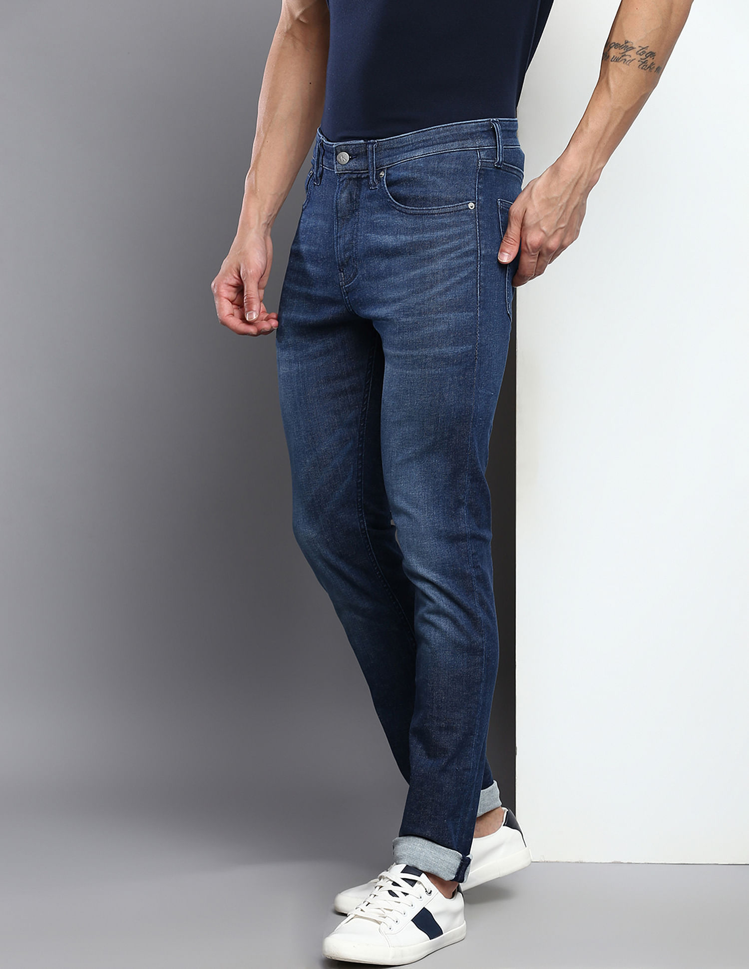 Calvin Klein Jeans Stone Wash Skinny Fit Jeans