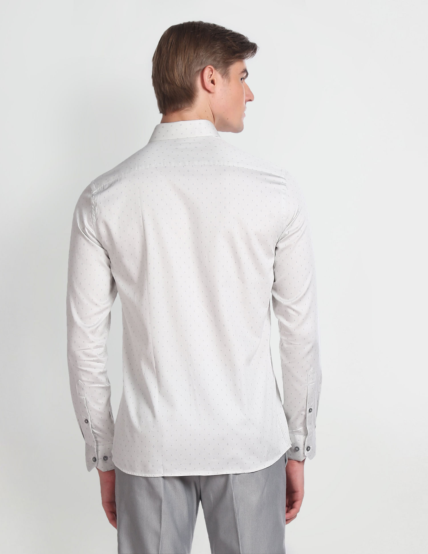 Arrow Manhattan Slim Fit Twill Formal Shirt