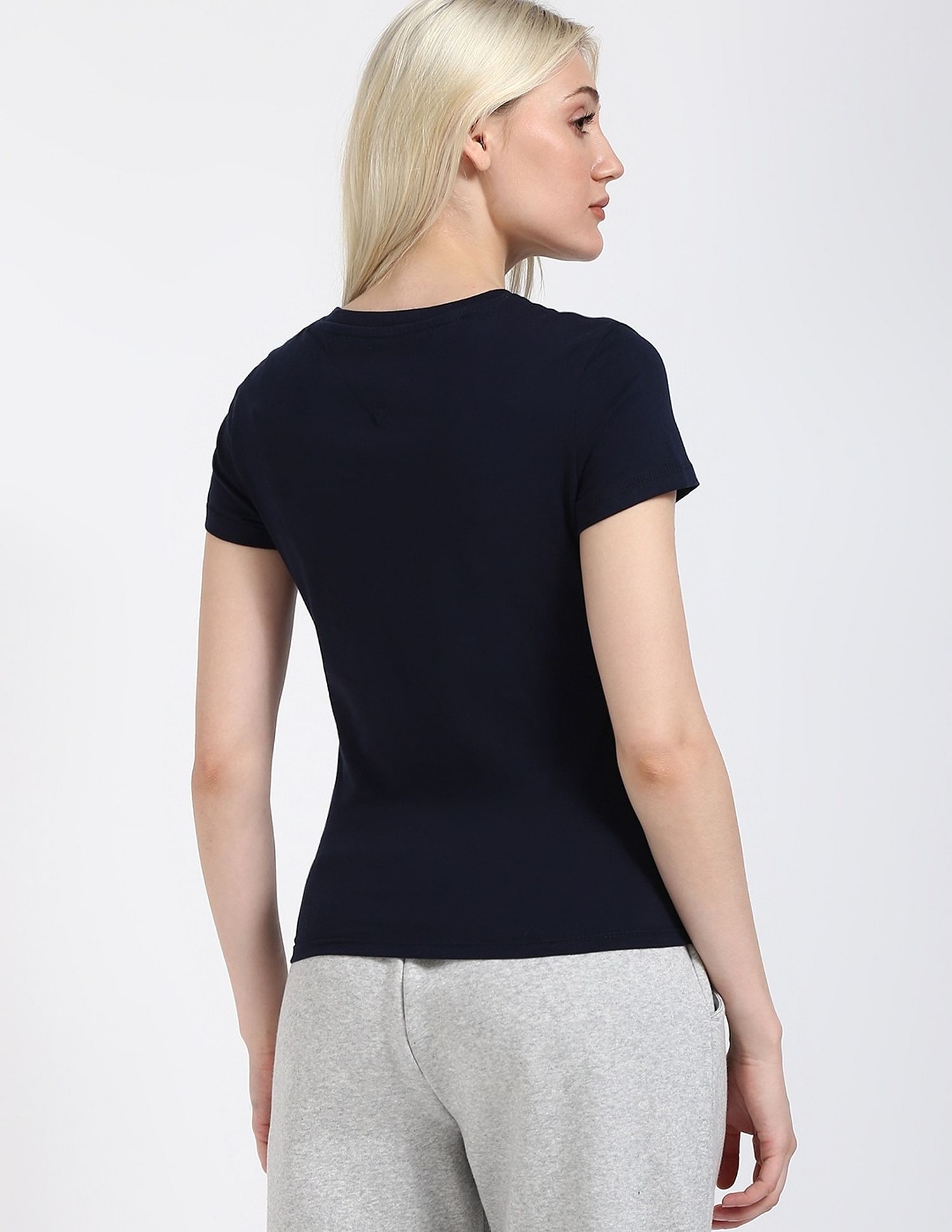 Tommy Hilfiger Solid Slim-Fit Cotton T-Shirt