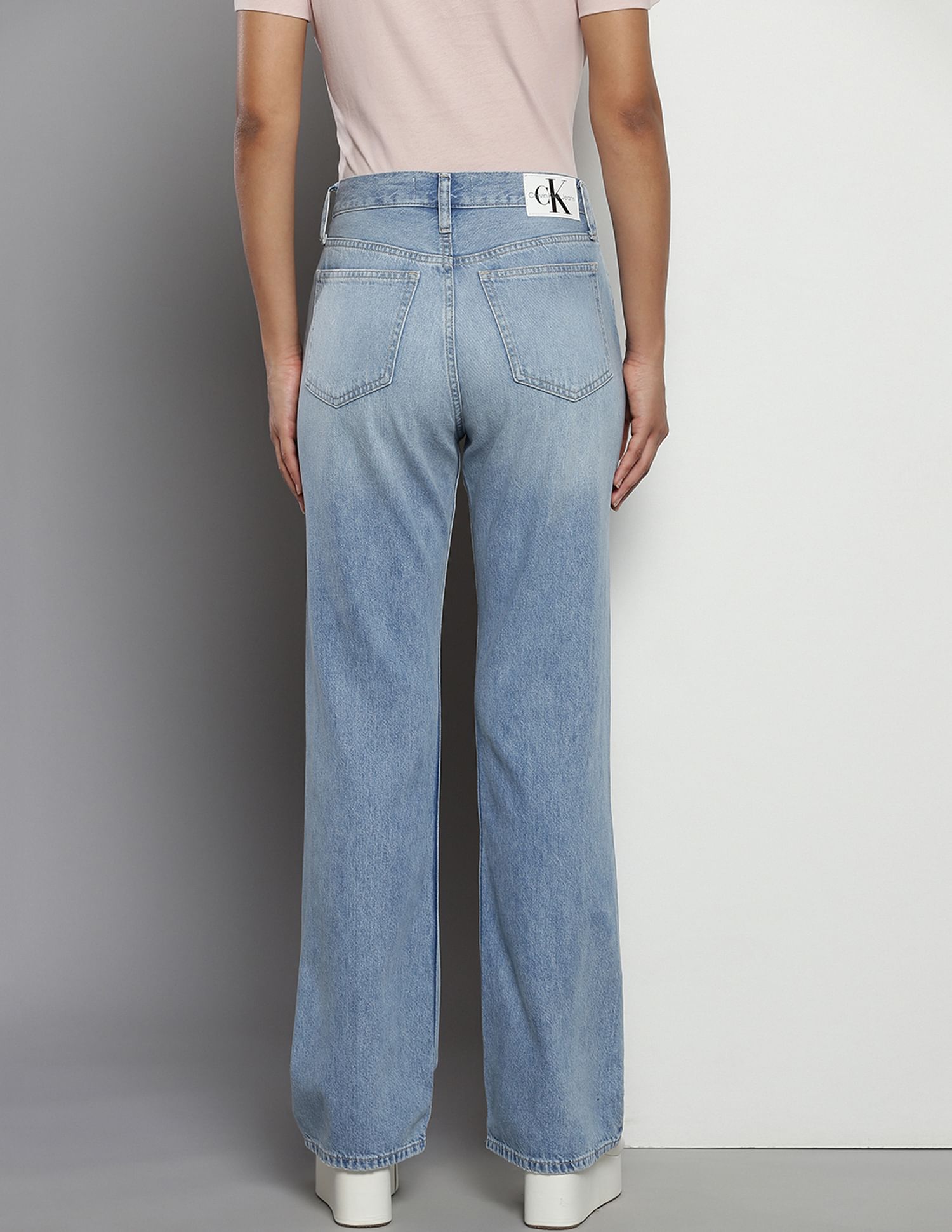 Calvin Klein Recycled Cotton Bootcut Jeans