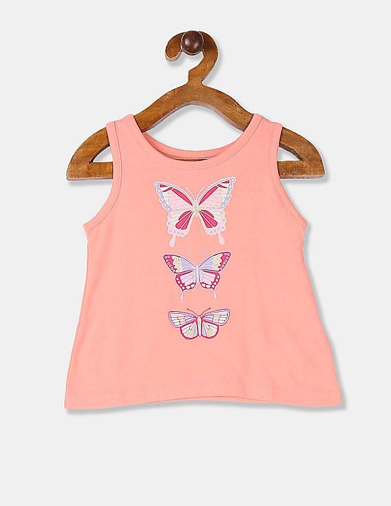 The Children's Place Girls Graphic Tank Tops 
