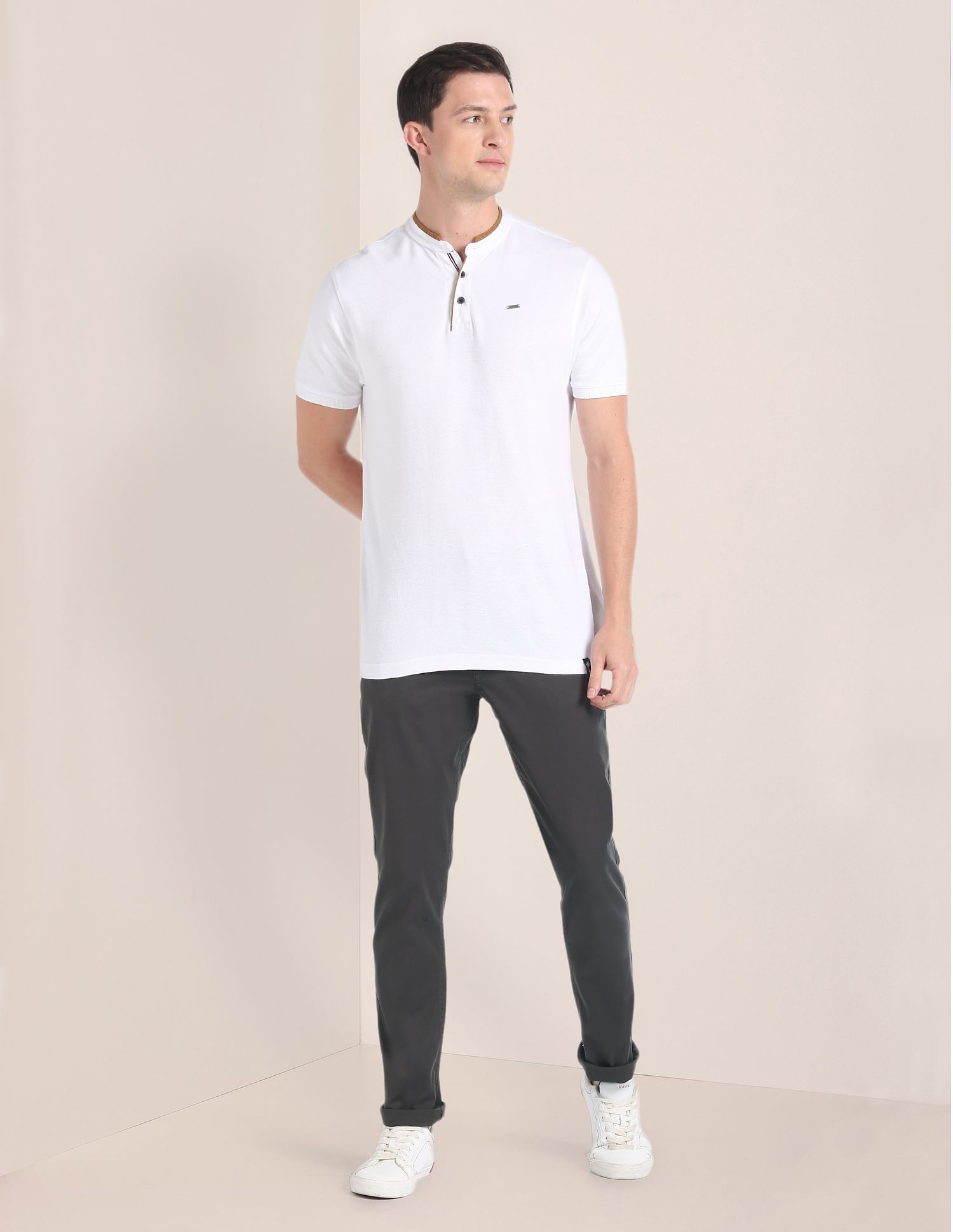 U.S. Polo Assn. Brandon Slim Tapered Fit Twill Trousers