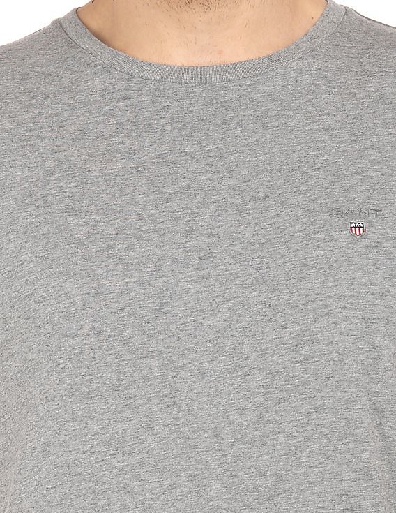 Heathered Crew-Neck T-shirt