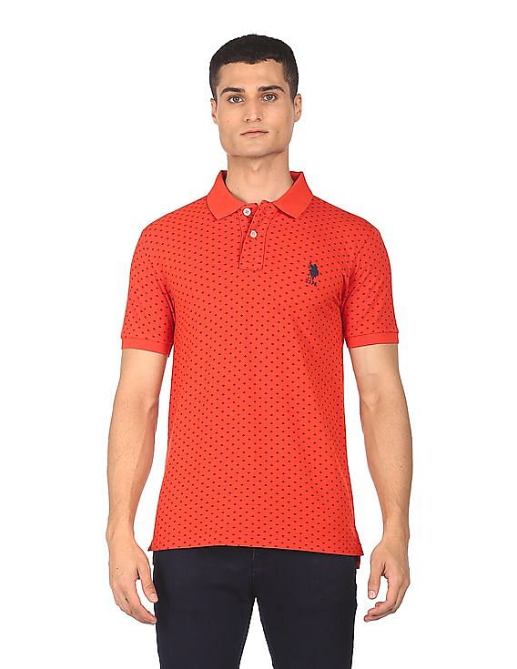 U.S. Polo Assn. Pique Printed Polo Shirt