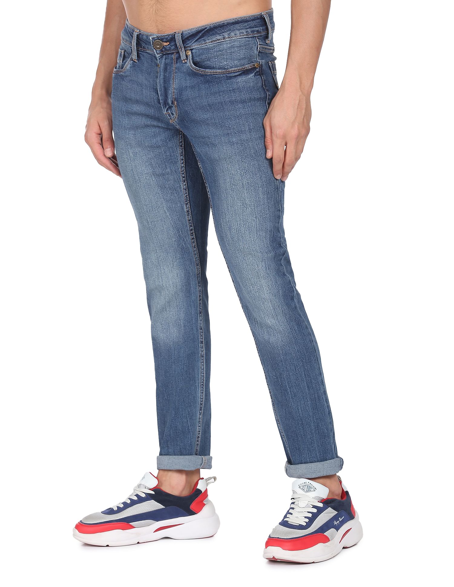 Flying Machine Jackson Skinny Fit Stone Wash Jeans