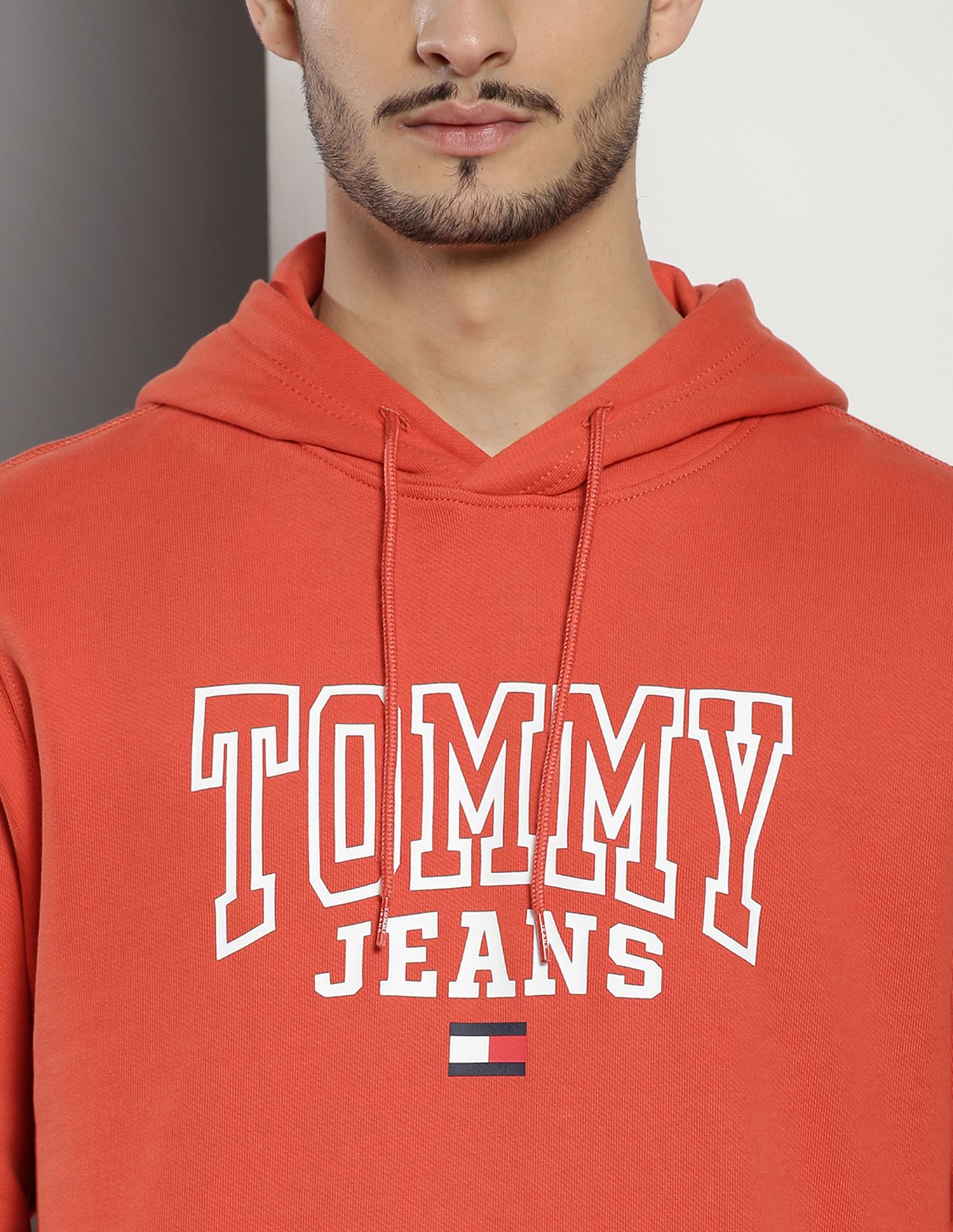 Buy Tommy Hilfiger Typographic Print Hooded Sweatshirt NNNOW