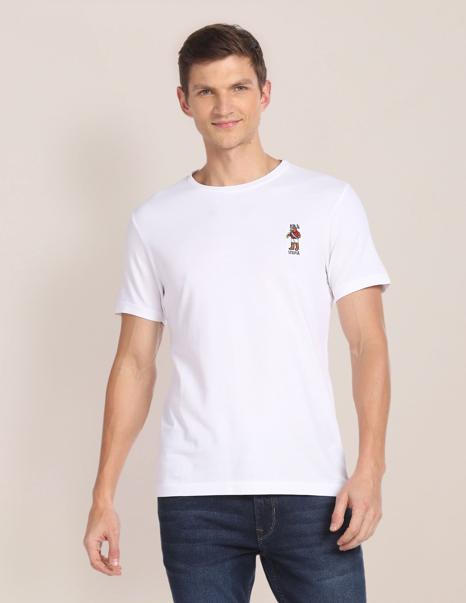 U.S. Polo Assn. Crew Neck Logo T-Shirt