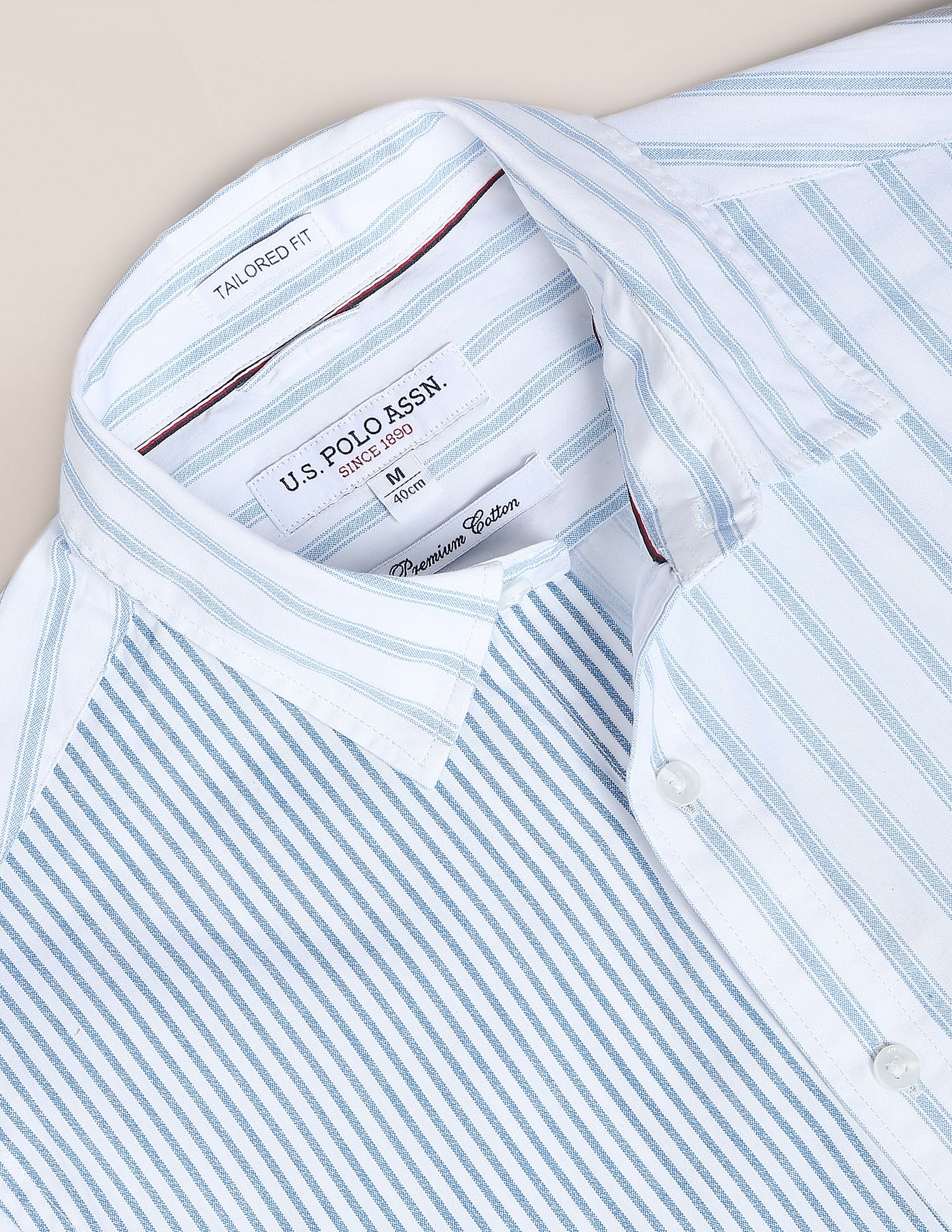 U.S. Polo Assn. Vertical Stripe Pure Cotton Shirt